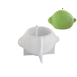 Белый 3d лимон силиконовые формы для свечей своими руками, формы для литья смолы, для уф-смолы, изготовление изделий из эпоксидной смолы, белые, 46.5x75.5x47.5 мм
