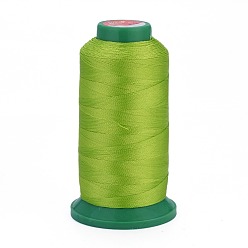 Green Polyester Sewing Threads, Temperature Heat Resistant Threads, DIY Leather Sewing Craft, Bookbinding, Shoe Repairing, Green, 0.3mm, 1800m/roll