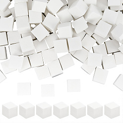 Белый 400шт. кубики-шарики из губки для поделок, для изготовления поделок на свадьбу и праздник своими руками, наполнитель подарочной коробки, белые, 10x10x10 мм