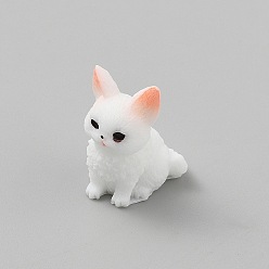 Pink Украшения в форме кошек из смолы, для украшения рабочего стола домашнего офиса, розовые, 21x14x27 мм