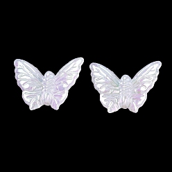 Морская Ракушка Покрытие непрозрачный акриловый имитационный ракушечный бусин, бабочка, цвет морской раковины, 18x25x6 мм, отверстие : 1.8 мм, Около 7147 шт / 500 г