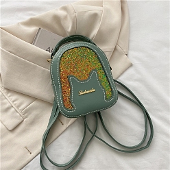 Medium Sea Green DIY PU Leather Lady Bag Making Sets, Shoulder Bags Kit for Beginners, Medium Sea Green, 12x16x19.5cm