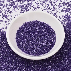 (DB1810) Dyed Purple Silk Satin MIYUKI Delica Beads, Cylinder, Japanese Seed Beads, 11/0, (DB1810) Dyed Purple Silk Satin, 1.3x1.6mm, Hole: 0.8mm, about 20000pcs/bag, 100g/bag