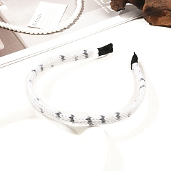 Белый Ткань ленты для волос, аксессуары для волос для женщин и девочек, белые, 125 мм