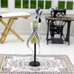 Лимонный шифон Миниатюрная модель и линейка из смолы, украшения, аксессуары для домашнего кукольного домика с микро-ландшафтом, притворяясь опорными украшениями, лимонный шифон, 20x82 мм, 2 шт / комплект