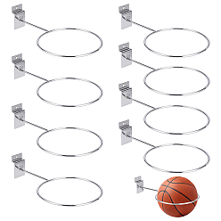 Платина 8шт. настенная железная баскетбольная стойка, футбольный держатель, платина, 250x140x55 мм
