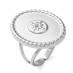 Розовыйы Золотой & Нервежающая Сталь 304 компоненты открытого кольца манжеты из нержавеющей стали, плоские круглые кольца для страз, розовое золото & нержавеющей стали цвет, внутренний диаметр: 16.8 мм, подходят для 1.6 мм