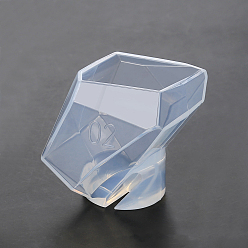 Белый Силиконовые формы для граненых свечей своими руками, для изготовления ароматических свечей, белые, 6.7x5.6x6.2 см