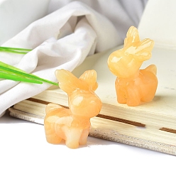 Кальцит Украшения из натурального кальцита, для украшения дома, лось, 35.2 мм