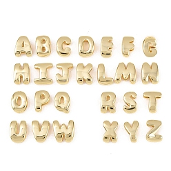 Настоящее золото 18K Латунные бусины, долговечный, стойки покрытие, без свинца и без кадмия, реальный 18 k позолоченный, 13~14x9~13x4.5~5.5 мм, отверстие : 11x3 мм