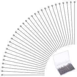 Stainless Steel Color 600Pcs 304 Stainless Steel Ball Head Pins, Stainless Steel Color, 50x0.7mm, 21 Gauge, Head: 2mm