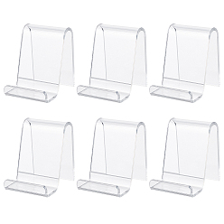 Clear Acrylic Display Stands, Rack Tray Bracket, for Jewelry Display, Clear, 6x7.2x7.6cm
