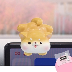 Собака Креативное украшение из смолы, собака, 36x36x27 мм