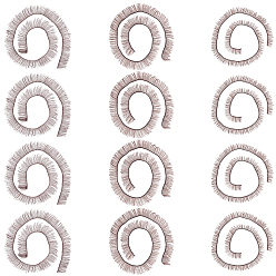 Черный 15шт. 3 стили плюшевых кукол, ресницы на полосках, аксессуары для изготовления накладных ресниц bjd, чёрные, 6~10 мм, 5 шт / стиль