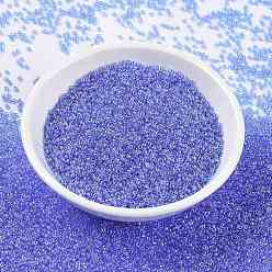 (RR175) Transparent Sapphire Luster Миюки круглые бусины рокайль, японский бисер, 15/0, (rr 175) прозрачный сапфировый блеск, 1.5 мм, отверстия : 0.7 mm, около 250000 шт / фунт