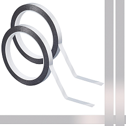 Серебро Декоративные клейкие ленты для домашних животных, серебряные, 10 мм, 50 м / рулон