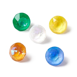 (52) Непрозрачная лаванда Мокко флуоресцентный стиль k9 стеклянные кабошоны со стразами, назад назад, алмаз, разноцветные, 8x5.5 мм