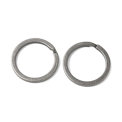 Античное Серебро Железа отделились брелоки, кольца прыжок двойной петли, стойки покрытие, античное серебро, 25x2.5 мм, внутренний диаметр: 20 мм