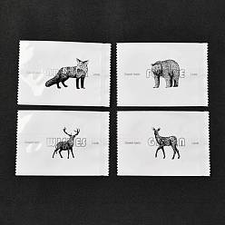 Other Animal Plastic Gift Bags, Machine Sealing Packaging Bag, DIY Cookie Bags, Animal Pattern, 10x7x0.02cm, about 100pcs/bag