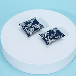 Цветок Мини подушка, искусственная подушка, бытовые аксессуары для кукольного домика, для миниатюрной спальни, цветок, 46~50x34~43x18~31 мм