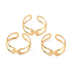 Золотой Ионное покрытие (ip) 304 перстни из нержавеющей стали, манжеты кольца, долговечный, золотые, размер США 8 1/2 (18.5 мм), 7 мм