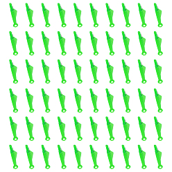 Tomato 60Pcs Plastic Needle Threader for Hand Sewing, Wire Loop DIY Needle Threader Hand Machine Sewing Tool, Green, 3.15x0.7x0.4cm, Hole: 2mm
