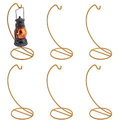 Золотистый Железная витрина, вешалка для растений, держатель дисплея украшений, для подвешивания глобуса ведьма мяч художественное ремесло, домашняя вечеринка украшения крючок, золотые, 10.5x13.3x23 см