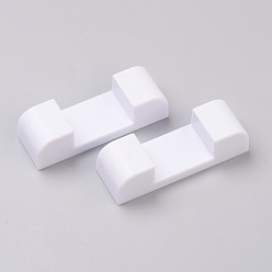 White Plastic Base, for Jewelry Box, White, 45x15x12mm, 2pcs/set