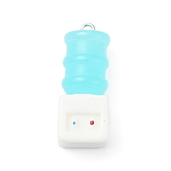 Другие Забавные подвески из смолы 3d, с железной петлей, диспенсер для воды, 32x12.5x12.5 мм, отверстие : 2 мм