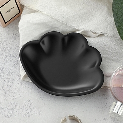 Черный Блюдо из нержавеющей стали, тарелка для украшений в форме ракушки, лоток для хранения колец, , серьга, чёрные, 70x90 мм