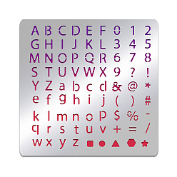 Смешанные Узоры Трафареты для штампов из нержавеющей стали, для diy scrapbooking / фотоальбом, декоративная тисняющая бумажная карточка, матовый цвет нержавеющей стали, буква a ~ z и число 0~9, смешанные узоры, 156x156 мм