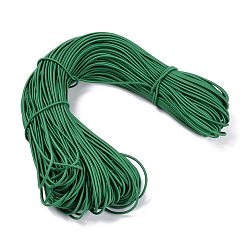 Зеленый Эластичный шнур круглого, со слоем снаружи и резины внутри, зелёные, 3 мм, около 100 ярдов / пачка (300 футов / пачка)