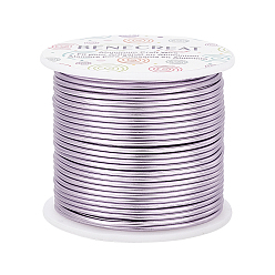 Лиловый Круглая алюминиевая проволока, сирень, 12 датчик, 2 мм, около 98.42 футов (30 м) / рулон