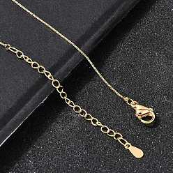 Настоящее золото 18K 0.6мм латунные цепочки-коробочки, реальный 18 k позолоченный, 17.56 дюйм (44.6 см)