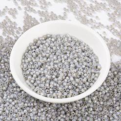 (RR2355) Silverlined Light Smoke Opal MIYUKI Round Rocailles Beads, Japanese Seed Beads, (RR2355) Silverlined Light Smoke Opal, 8/0, 3mm, Hole: 1mm, about 2111~2277pcs/50g