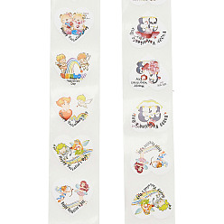 (52) Непрозрачная лаванда Тематика дня святого валентина бумажные наклейки с изображением сердца, для изготовления карт, скрапбукинга, дневник, планировщик, чашка, оболочка мобильного телефона, записные книжки, разноцветные, 25x23 мм