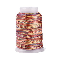 Fuego Ladrillo 5 rollos 9-cuerdas de nailon trenzado de varias capas con hilo metálico, ladrillo refractario, 0.5 mm, aproximadamente 98.43 yardas (90 m) / rollo