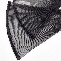 Черный Ткань из химического волокна, аксессуары для одежды для свадебного платья, чёрные, 1450x0.3 мм, 1 м / шт