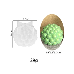 Круглые Силиконовые формы для свечей, для свечных инструментов, круглый узор, 6.5x5.8 см