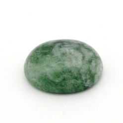 Green Spot Jasper Oval Natural Green Spot Jasper Cabochons, 12x10x5mm