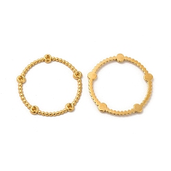 Золотой Ионное покрытие (ip) 304 кольцо из нержавеющей стали со стразами, кольцо, реальный 18 k позолоченный, пригодный для стразов 1.6 мм, 22x1.5 мм