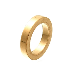 Золотой 304 из нержавеющей стали европейские шарики, бусины с большим отверстием, кольцо, золотые, 12x2 мм, отверстие : 8.4 мм