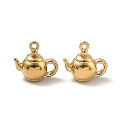 Золотой 304 прелести нержавеющей стали, чайник, ионное покрытие (ip), золотые, 12.5x13.5x7.5 мм, отверстие : 1.2 мм