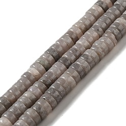 Gemstone Нити из натуральной слюды, Heishi бусы, Плоский круглый / диск, 8x3.5 мм, отверстие : 1 мм, около 118 шт / нитка, 15.91~15.98 дюйм (40.4~40.6 см)