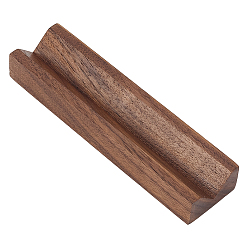 Кокосово-Коричневый Деревянный органайзер для колец, прямоугольные, кокосового коричневый, 3.7x14x1.95 см