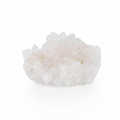 Quartz Crystal Natural Druzy Quartz Crystal Home Decorations, Display Decorations, Nuggets, 70~116x40~100x30~58mm