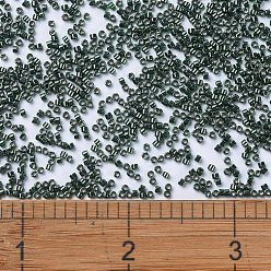 (DB0458) Galvanized Dark Teal Green MIYUKI Delica Beads, Cylinder, Japanese Seed Beads, 11/0, (DB0458) Galvanized Dark Teal Green, 1.3x1.6mm, Hole: 0.8mm, about 2000pcs/bottle, 10g/bottle