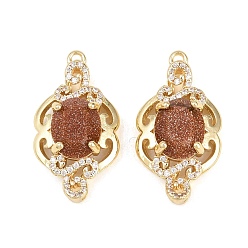 Индийский Красный Латунные микропаве прозрачные подвески с фианитом, cmолой, , долговечный, стойки покрытие, золотые, с блеском порошок, Индийская красная, 26x14x8 мм, отверстие : 1.4 мм