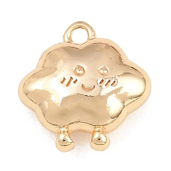 Real 14K Gold Filled 304 Stainless Steel Charms, Cloud Charms, Long-Lasting Plated, Real 14K Gold Filled, 12x11.5x5mm, Hole: 1.3mm