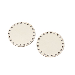 Плоский Круглый Обмотки из дерева, организатор мулине, для вышивки крестиком, хлопчатобумажной нитью, рукоделием, сделай сам, для хранения шитья, плоско-круглые, 10x10x0.2 см